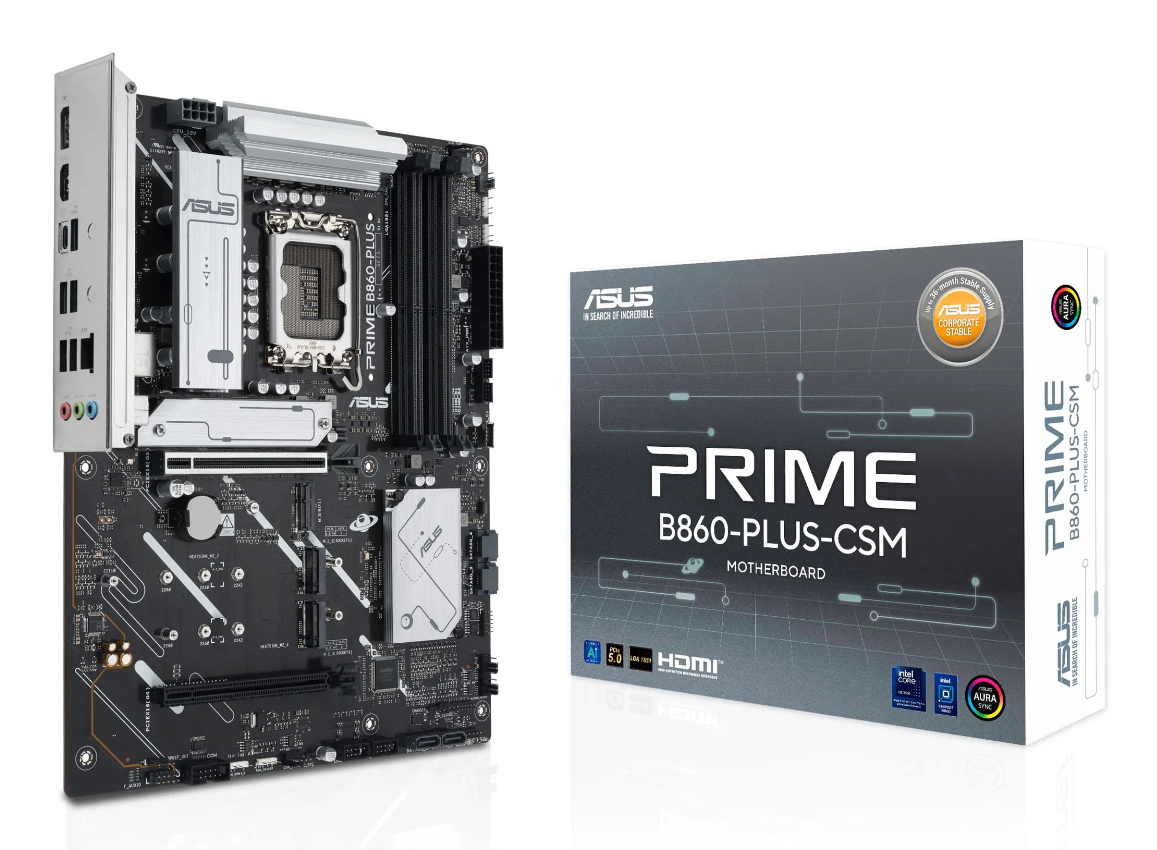 Asus PRIME B860-PLUS-CSM LGA1851 ATX -emolevy – ASUS