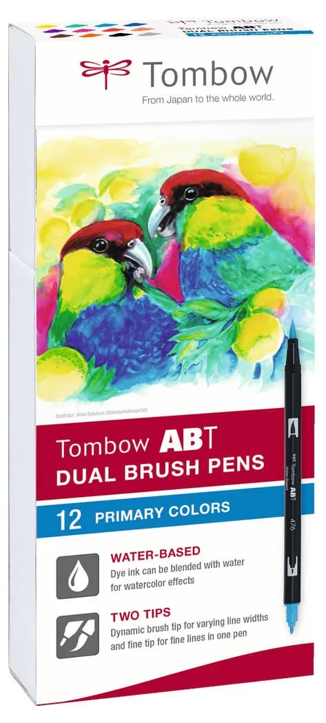 Tombow ABT Dual Brush 12P-1 Basic (12) – TOMBOW