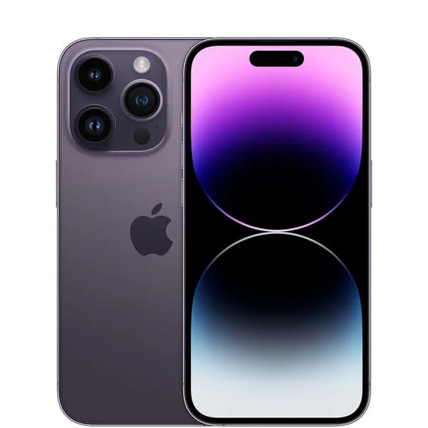 Kunnostettu iPhone 14 Pro 128 Gt, tummanvioletti (Hyvä kunto) – Apple