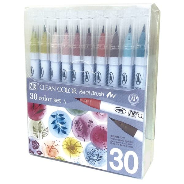 ZIG Clean Color Real Brush 30-set – ZIG