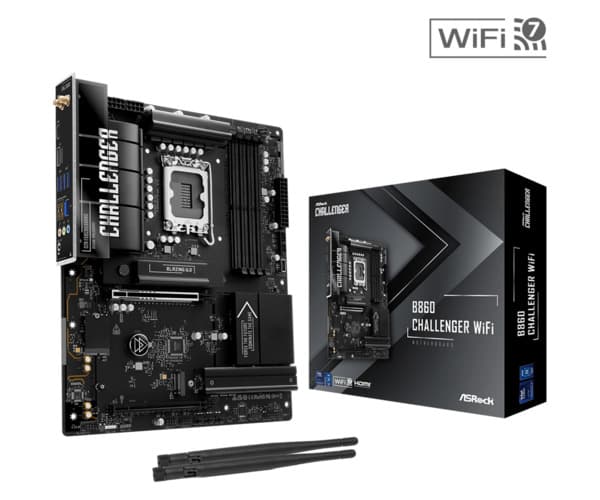 ASRock B860 Challenger WiFi 7 LGA 1851 ATX -emolevy – ASRock