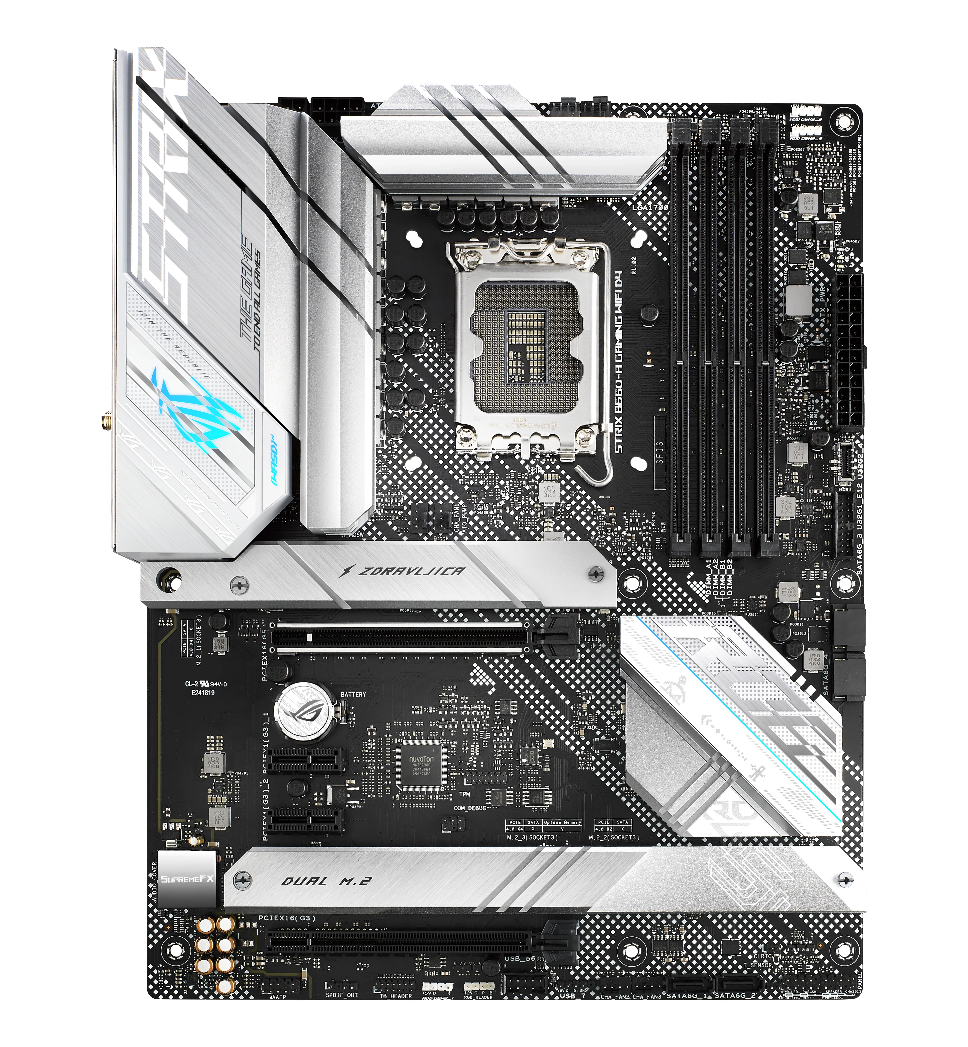 Asus ROG STRIX B660-A GAMING WIFI D4 LGA1700 ATX -emolevy