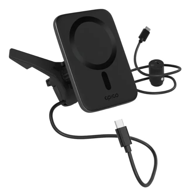 Epico Qi2 Mag+ Ultrathin Langaton Autolaturi 15W - musta – EPICO
