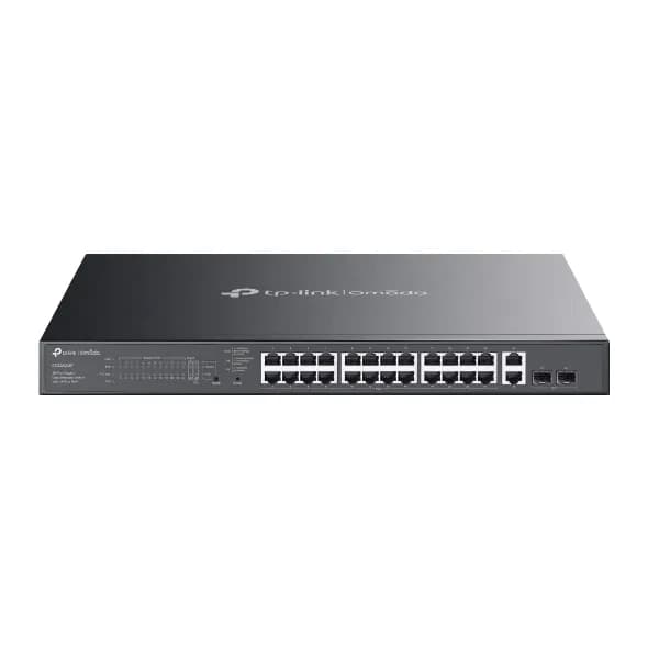 TP-Link Omada ES228GMP - Hallittava gigabit-kytkin, musta