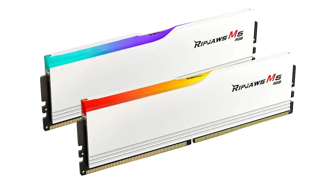 G.SKILL Ripjaws M5 RGB 32 Gt (2 x 16 Gt) DDR5 6000 MHz, CL28 -muisti (XMP) – G.SKILL