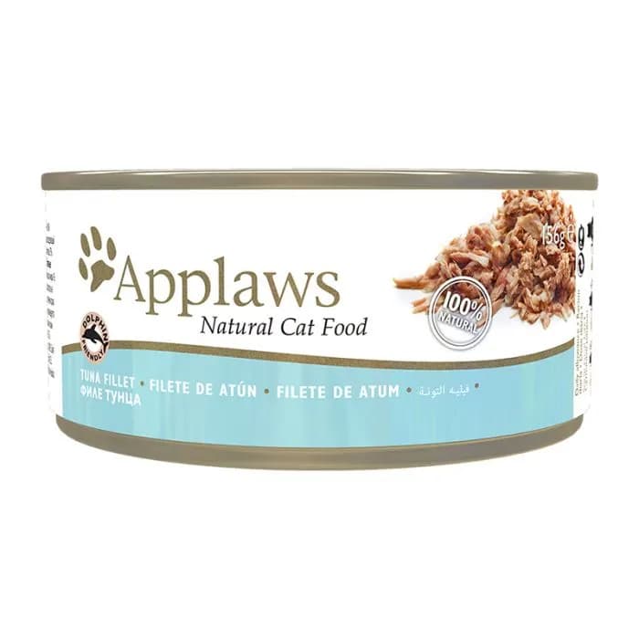 Applaws Tuna Fillet in Broth, Kissan märkäruoka, Adult, 156 g – Applaws