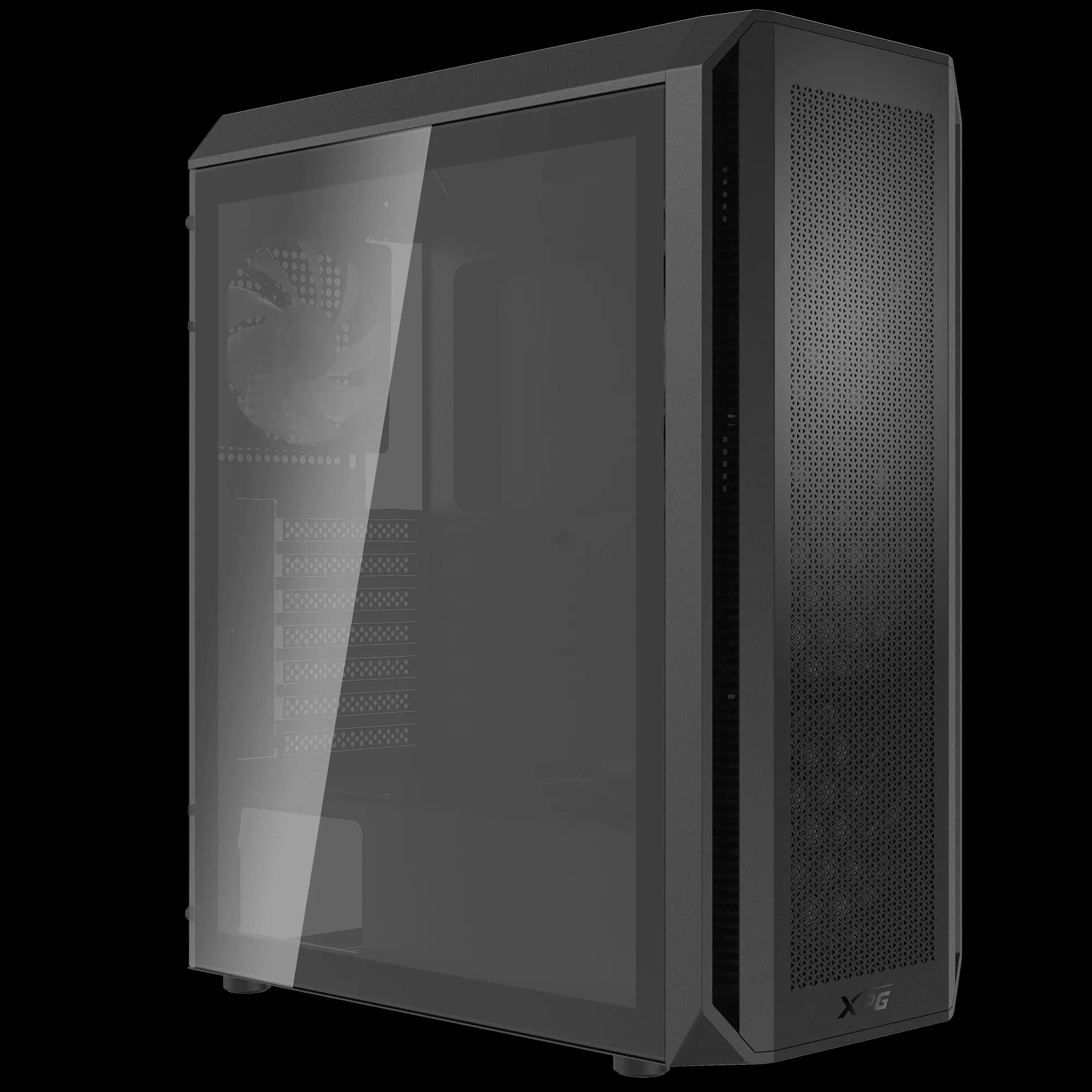 ADATA XPG VALOR AIR PLUS -miditornikotelo ikkunalla ja RGB-valaistuksella, valkoinen