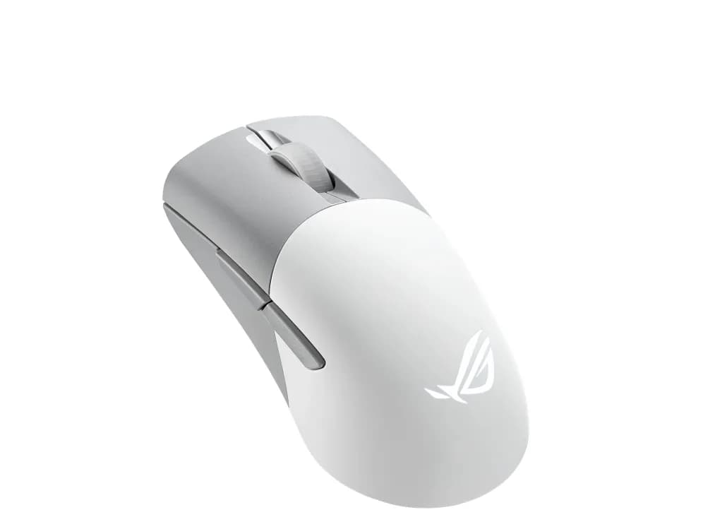 ASUS ROG Keris Wireless AimPoint -langaton pelihiiri, moonlight white