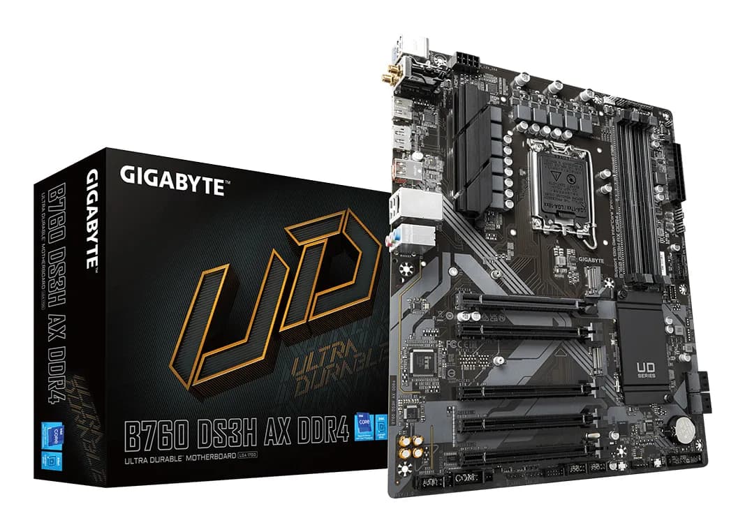 Gigabyte B760 DS3H AX DDR4 LGA 1700 ATX -emolevy