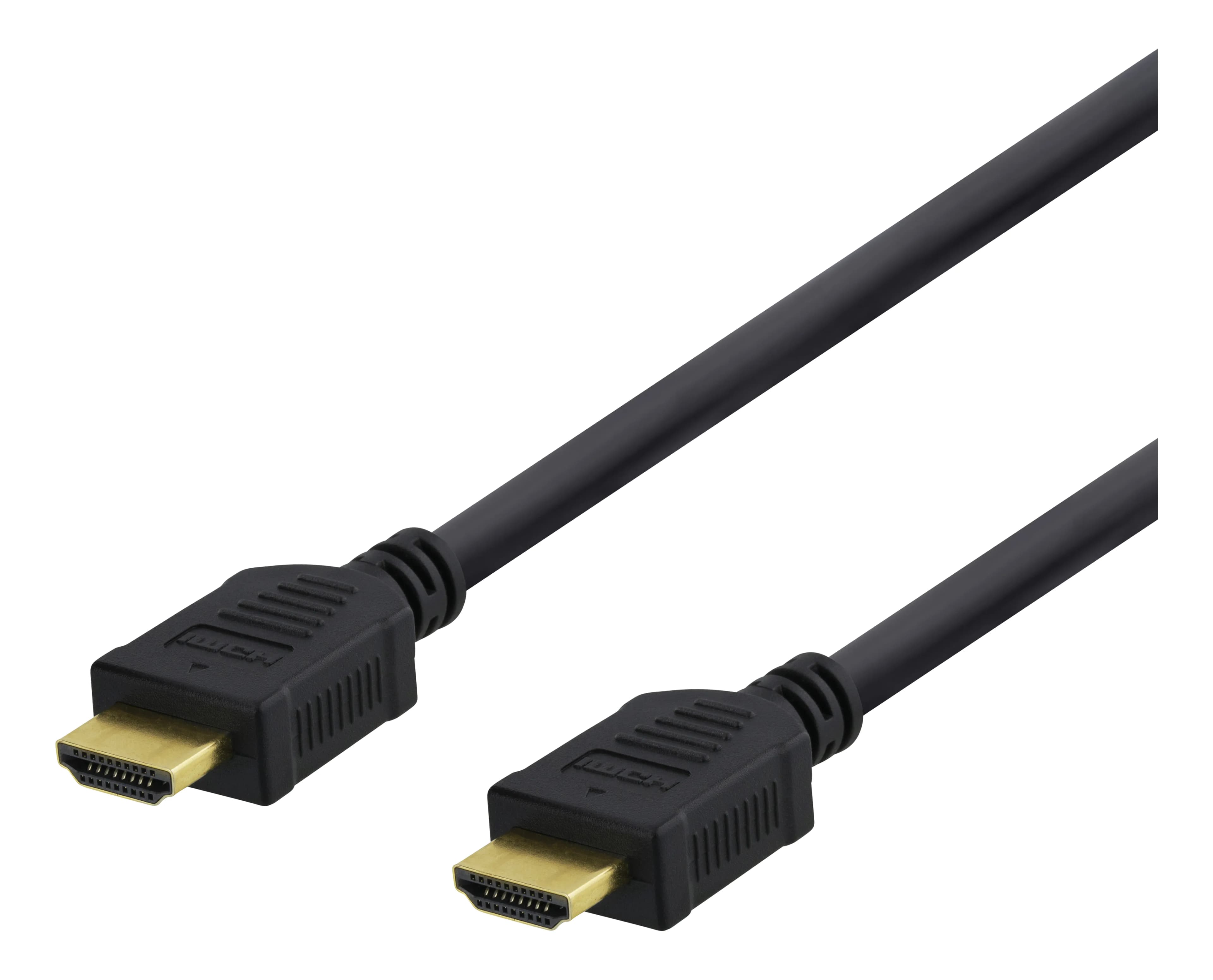 Deltaco Premium HDMI -kaapeli, jossa Ethernet, 4K, 1,5 m, musta – Deltaco