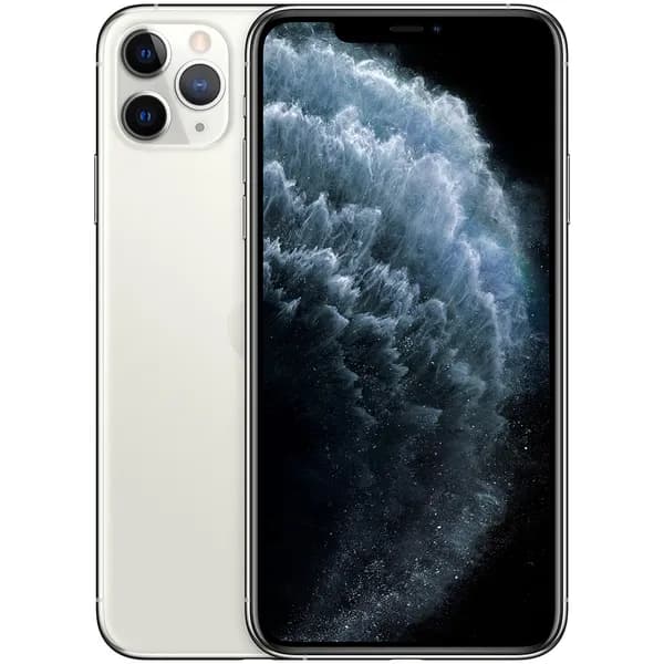 Kunnostettu iPhone 11 Pro Max 64 Gt -puhelin, Hopea (Hyvä kunto) – Apple