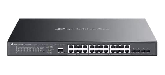 TP-Link Omada SG3428XMPP - Hallittava kytkin, Musta