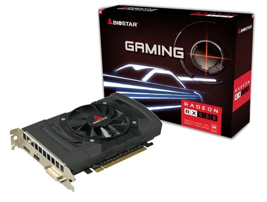 Biostar Radeon RX 550 4 Gt -näytönohjain