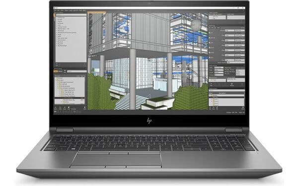 HP Zbook Fury 15 G7. 15.6" i7-10750H, 32 Gt, 480 Gt, Nvidia Quadro T2000, Windows 11 Pro -kannettava (Refurbished: A)