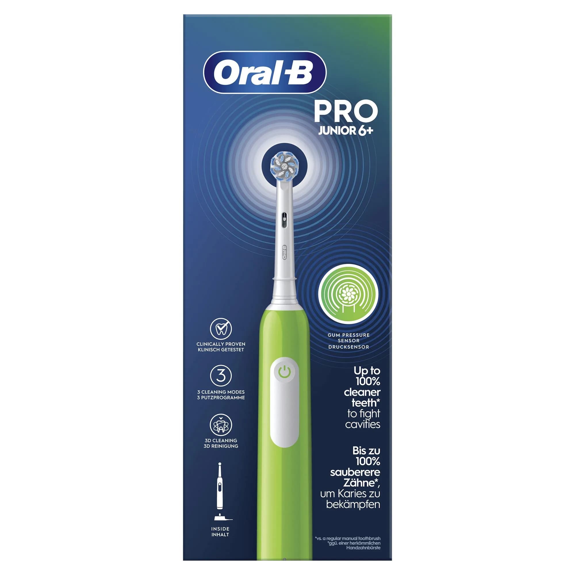 Oral-B Junior 6+ -sähköhammasharja, vihreä
