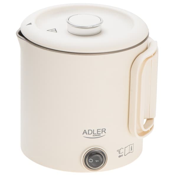 Adler AD 1388b Tourist -vedenkeitin, 0,8 l, 650 W, beige