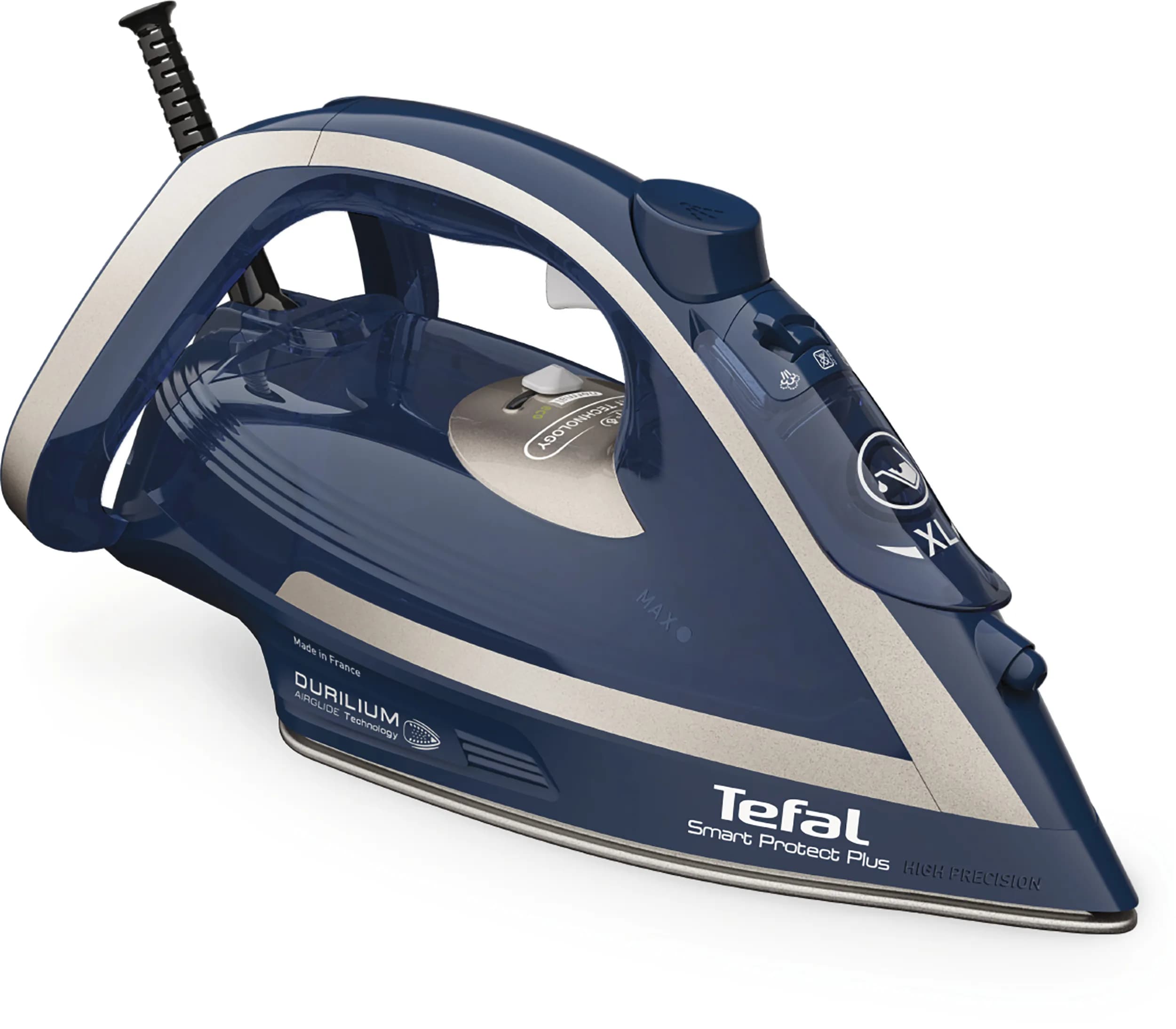 Tefal Smart Protect Plus FV6872E0 -höyrysilitysrauta, 2800 W, 0,27 l, sininen