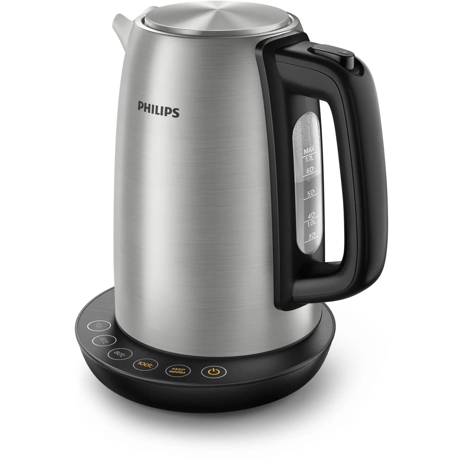 Philips Avance Collection HD9359/90 -vedenkeitin, 1,7 l, 2200 W, ruostumaton teräs – Philips