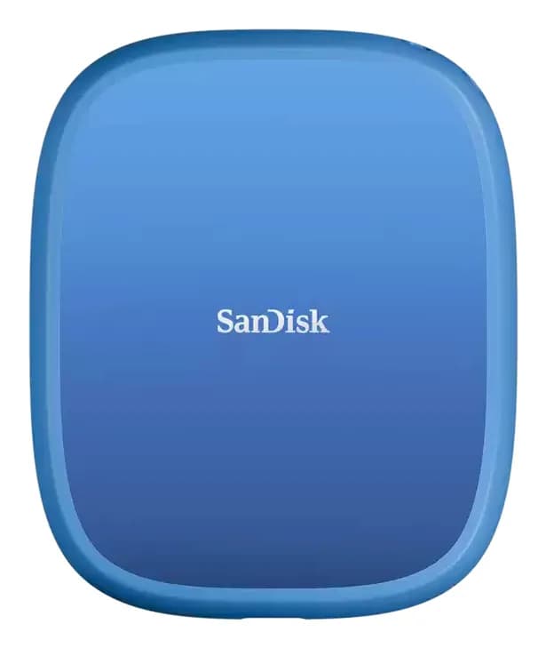 SanDisk Creator Phone SSD 2 Tt USB 3.2 Gen 2 (USB-C) -ulkoinen SSD, kannettava, MagSafe, roiskesuojattu, iskunkestävä, sininen