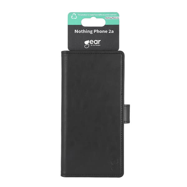 GEAR Wallet, Nothing Phone (2a) -lompakkokotelo, Musta – Gear