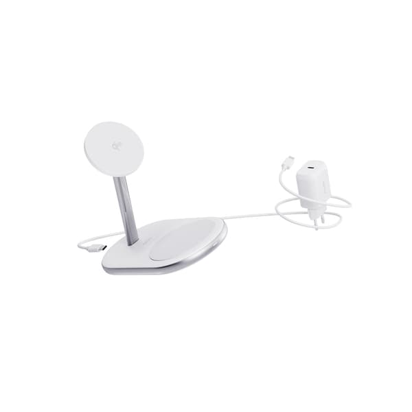 Epico UltraBase Qi2 2in1 Mag+ Wireless Charging Stand EX40 - white – EPICO