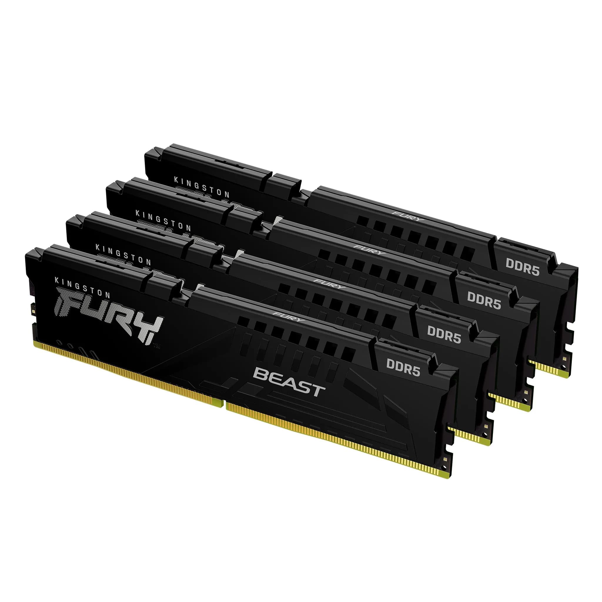 Kingston FURY Beast 64 Gt (4 x 16 Gt) DDR5 5200 MHz, CL40 -muisti (XMP) – Kingston