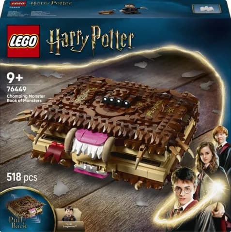 LEGO Harry Potter Haukkaava Hirvittävä suuri hirviökirja 76449