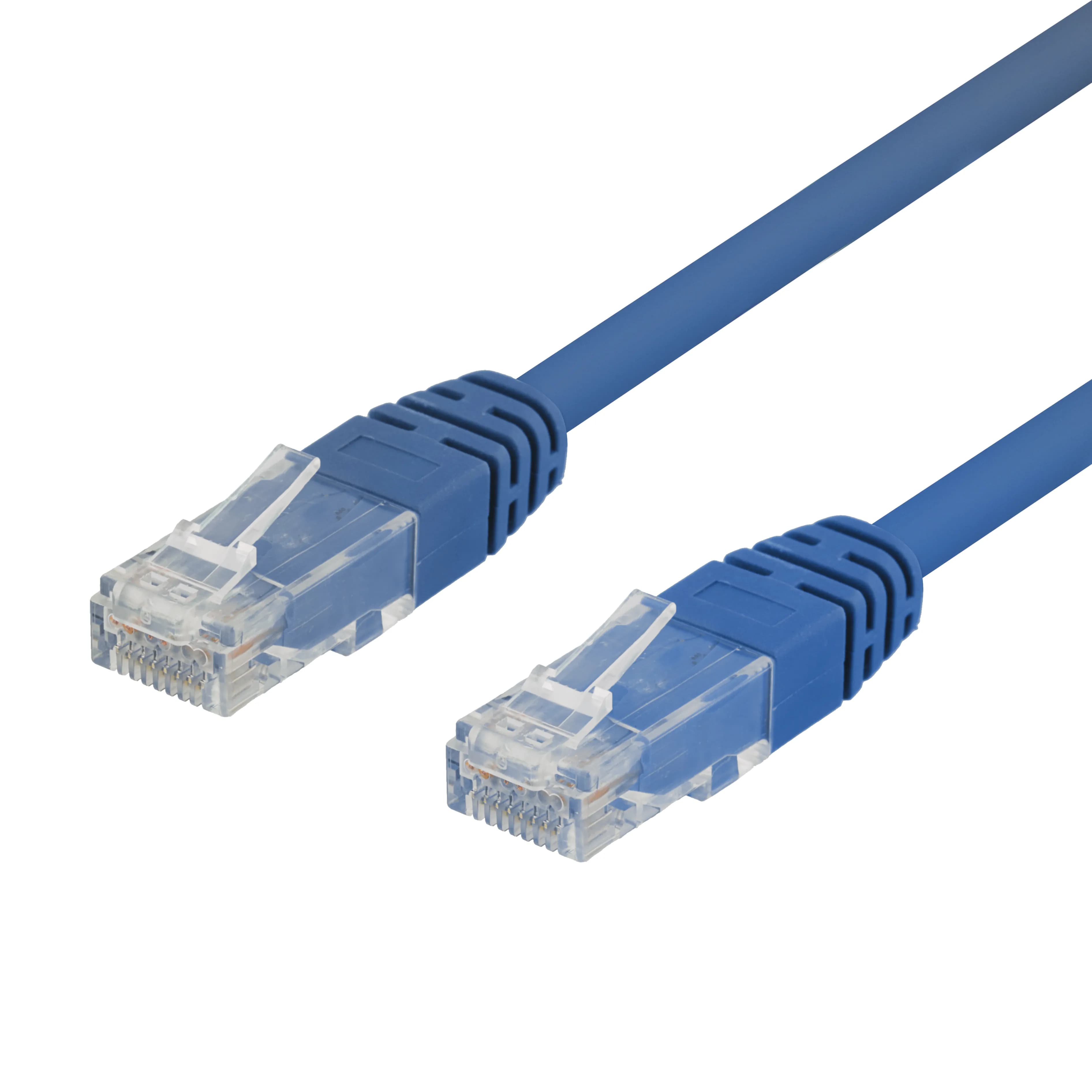 Deltaco Cat6 U/UTP RJ45 0.3m -verkkokaapeli, sininen