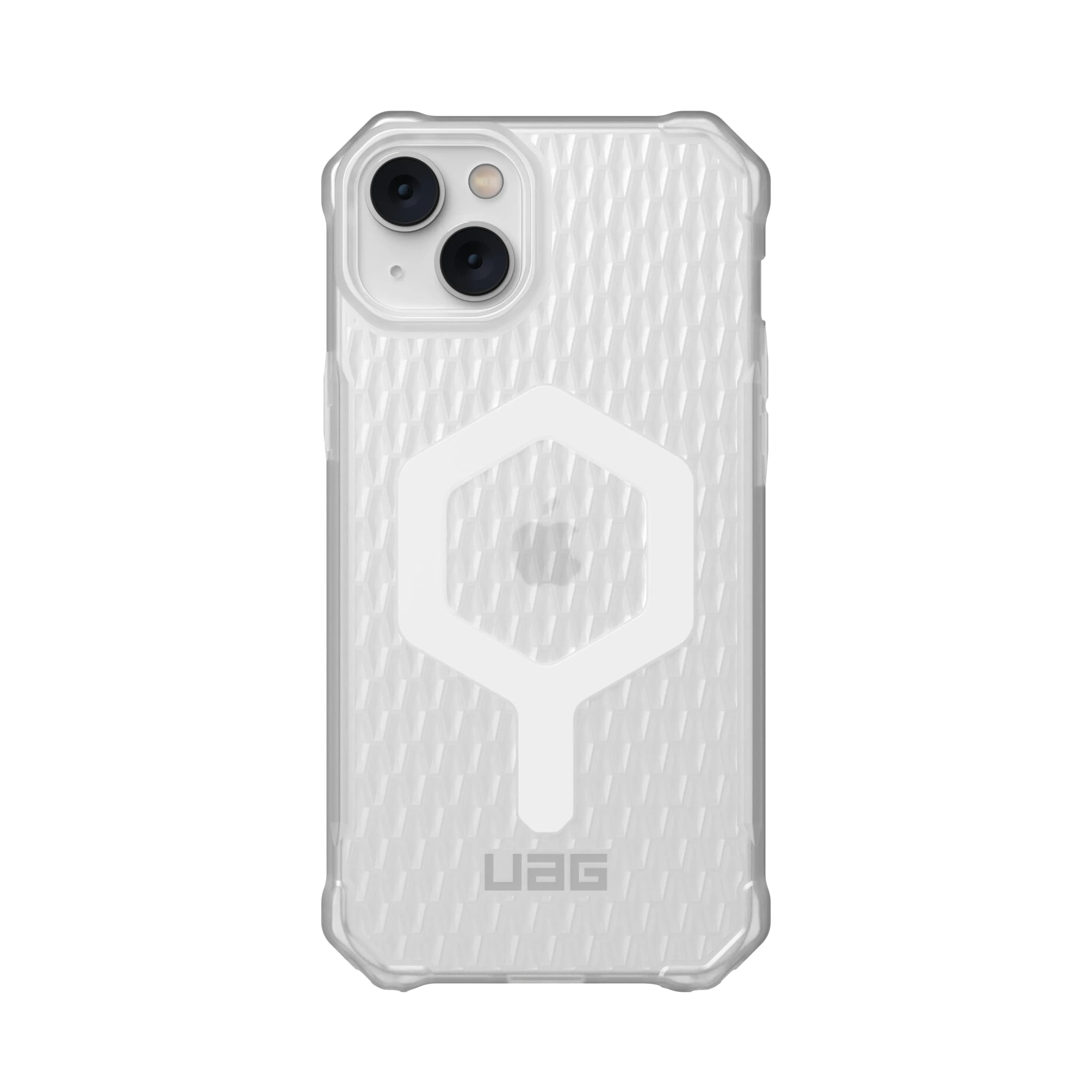 UAG Essential Armor MagSafe, iPhone 14 Plus -suojakuori, Frosted Ice – UAG