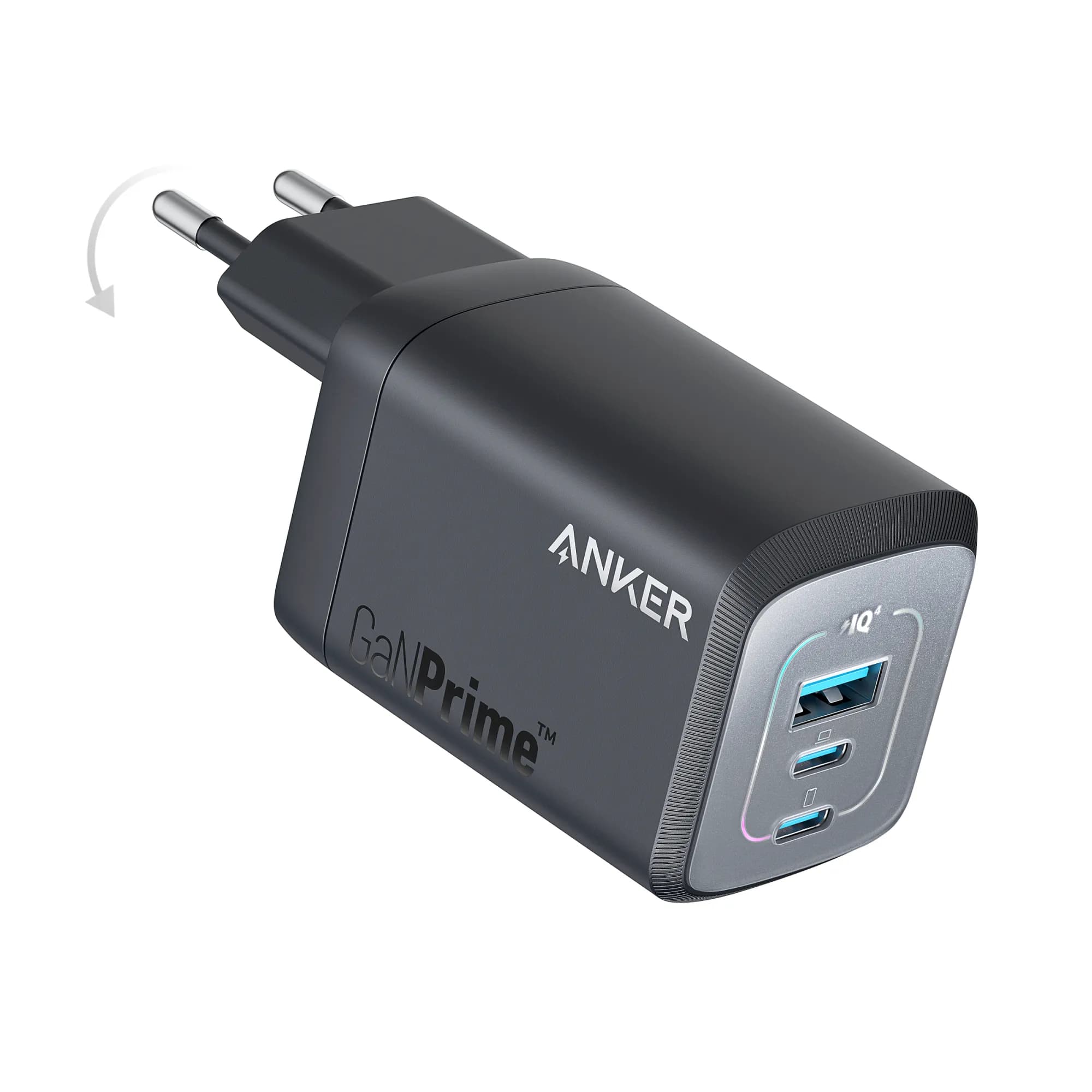 Anker 735 Prime 67W 1A/2C 2xUSB-C, 1xUSB-A -laturi, Musta