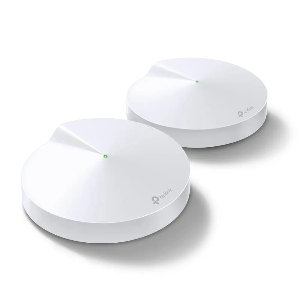 TP-Link Deco M5 -mesh WiFi -järjestelmä, Wi-Fi 5, AC1300, Dual-band, 2 kpl, valkoinen