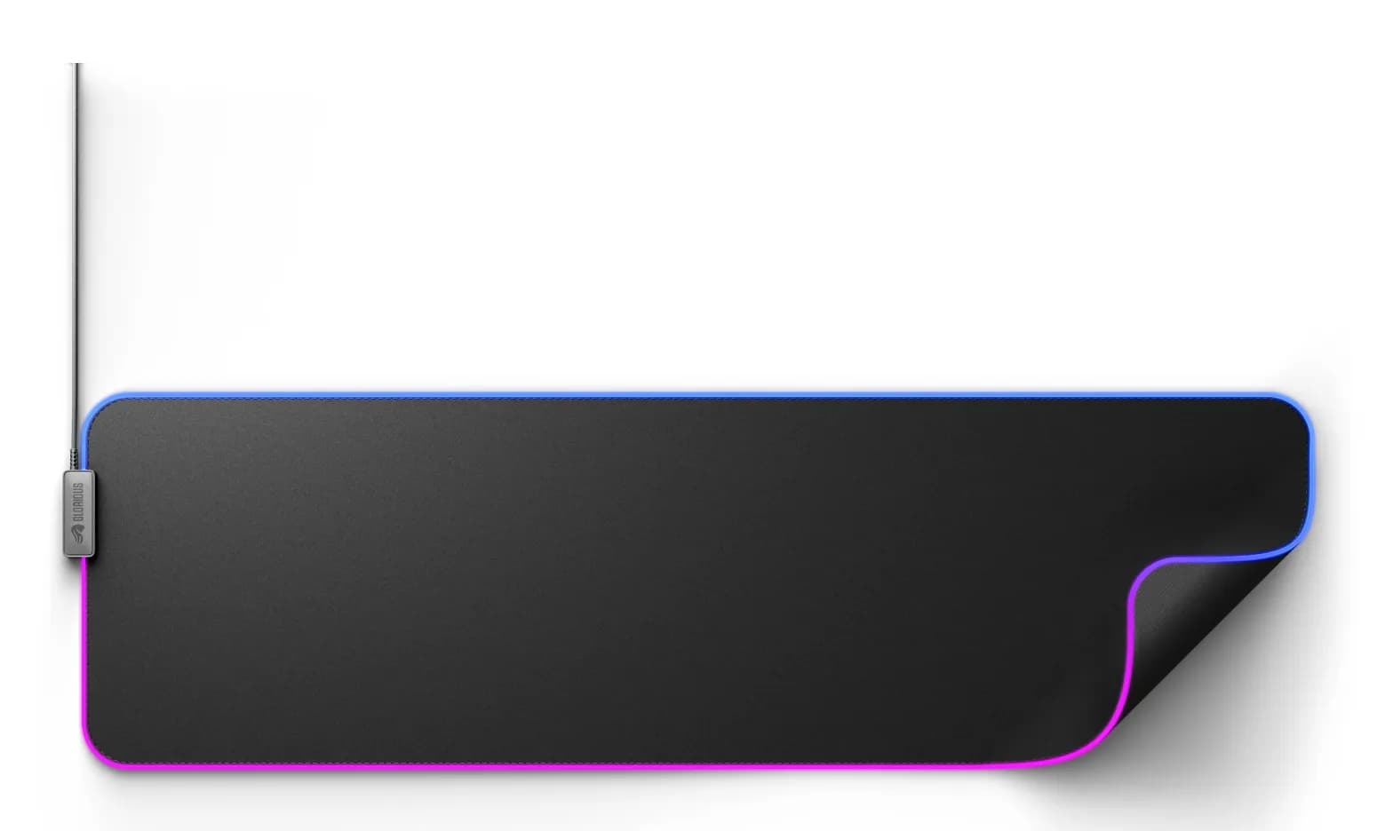 Glorious Mouse Pad 2 GLED Large Extended RGB -pelihiirimatto, 915x280 mm, musta – GLORIOUS