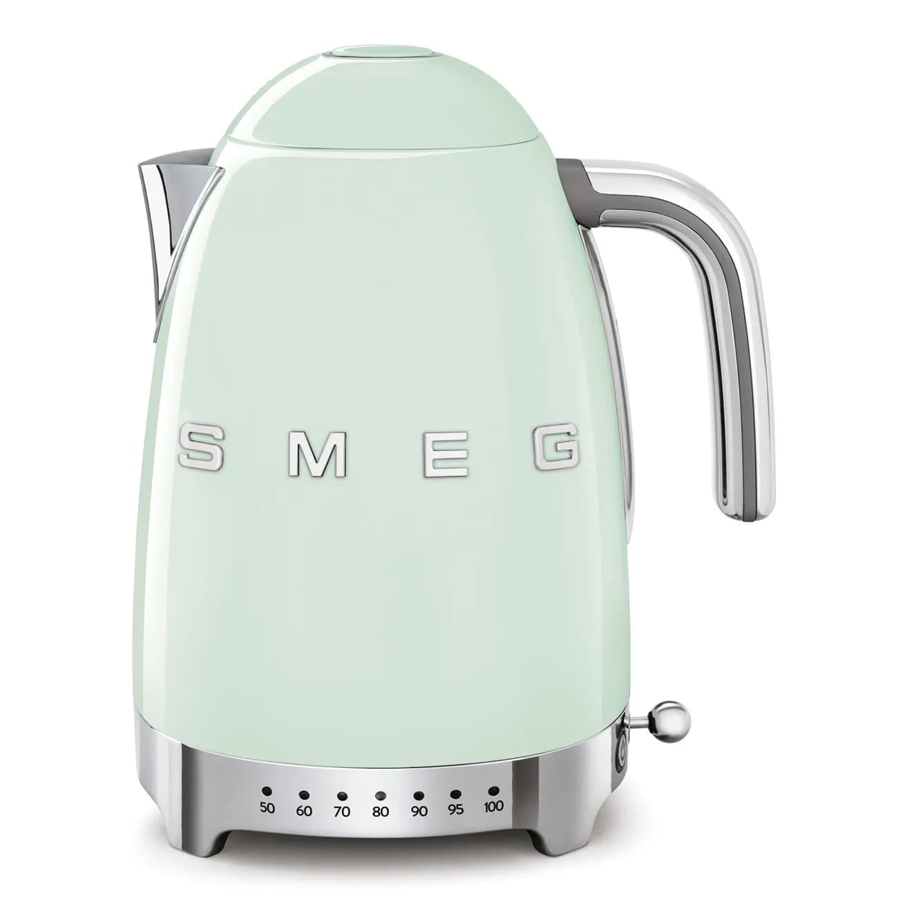 Smeg KLF04PGEU -vedenkeitin, 1,7 l, 2400 W, Mint green – SMEG