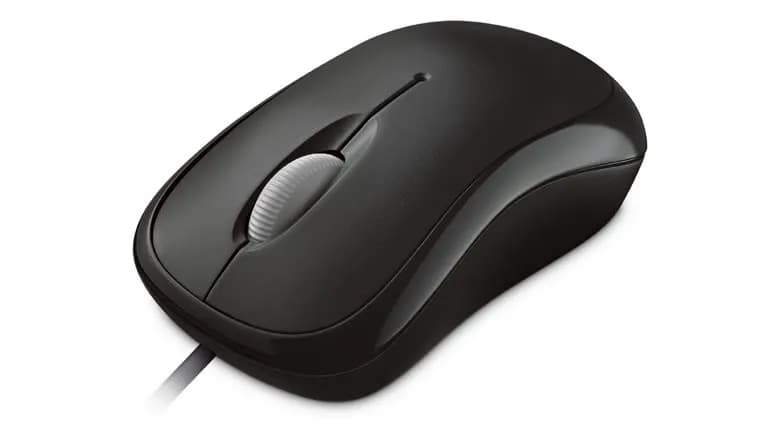 Microsoft Basic Optical Mouse -langallinen hiiri, musta – Microsoft