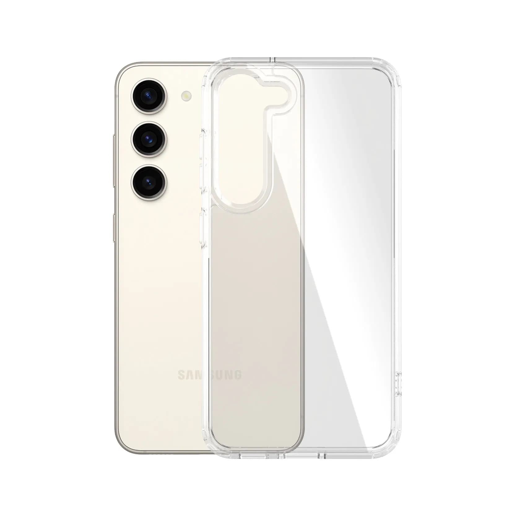 PanzerGlass Galaxy S23 HardCase -suojakuori, Läpinäkyvä