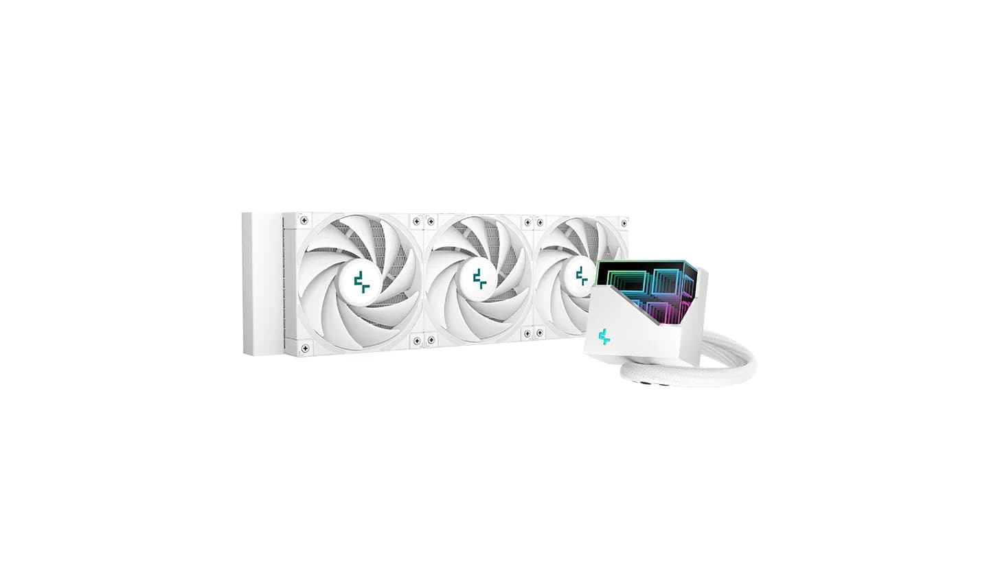 DeepCool LT720 360mm ARGB -nestejäähdytin, valkoinen