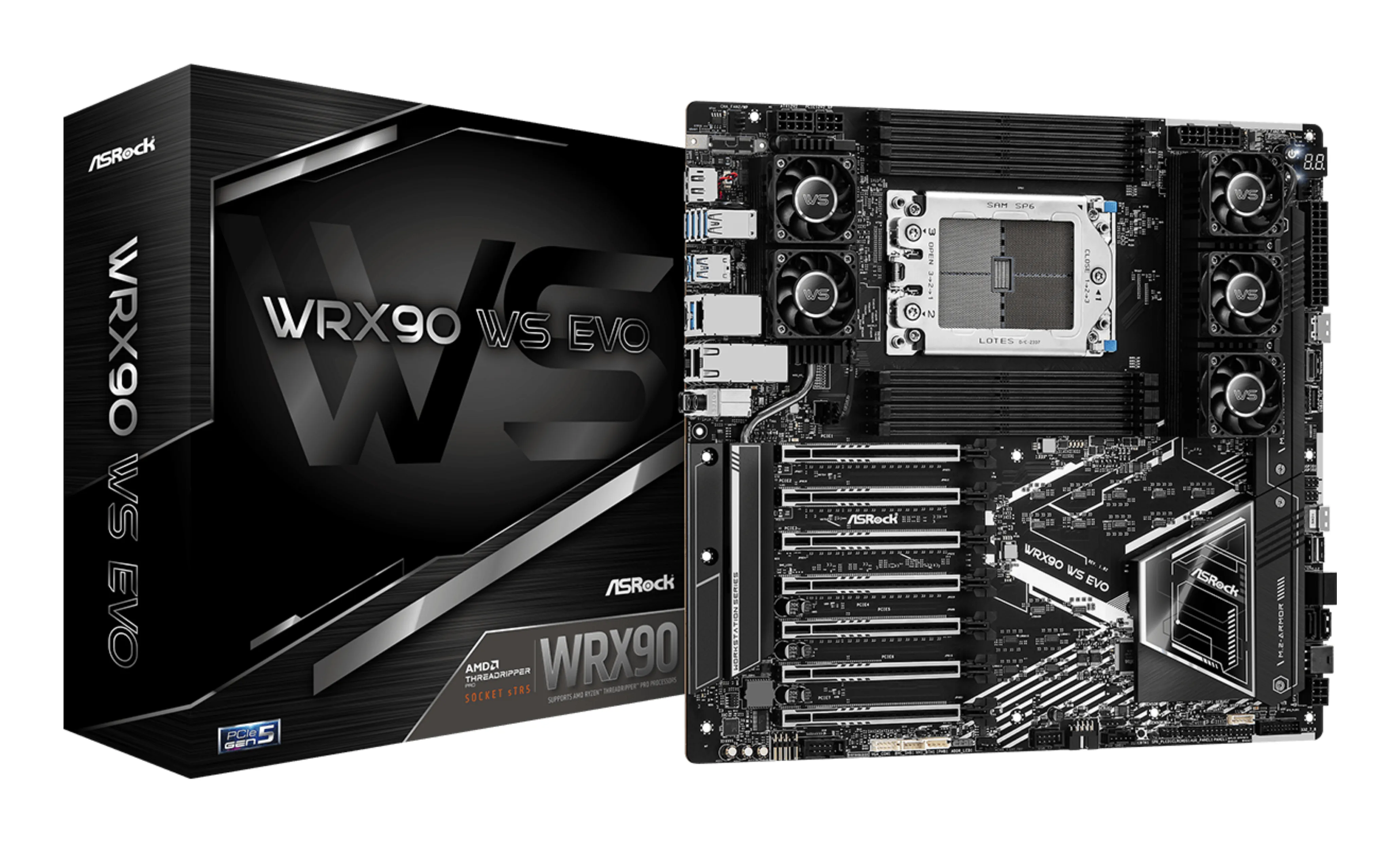 ASRock WRX90 WS EVO sTR5 EEB -emolevy