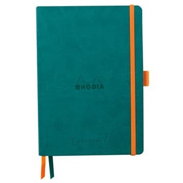 Rhodia Goalbook soft peacock A5 dot ivory – RHODIA