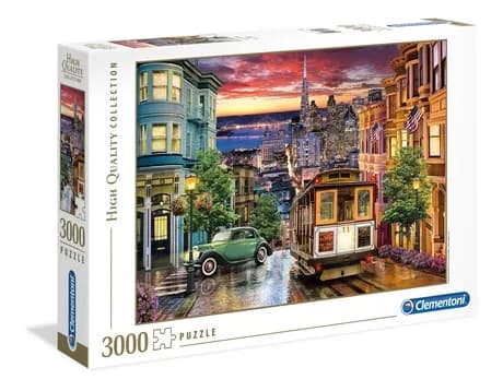 Clementoni High Quality Collection San Francisco -palapeli, 3000 palaa