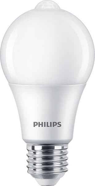 Philips LED E27 Normal 60W Rörelsesens – Philips