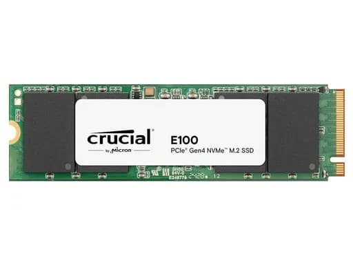 Crucial E100 480 Gt M.2 PCIe 4.0 NVMe -SSD-levy – Crucial