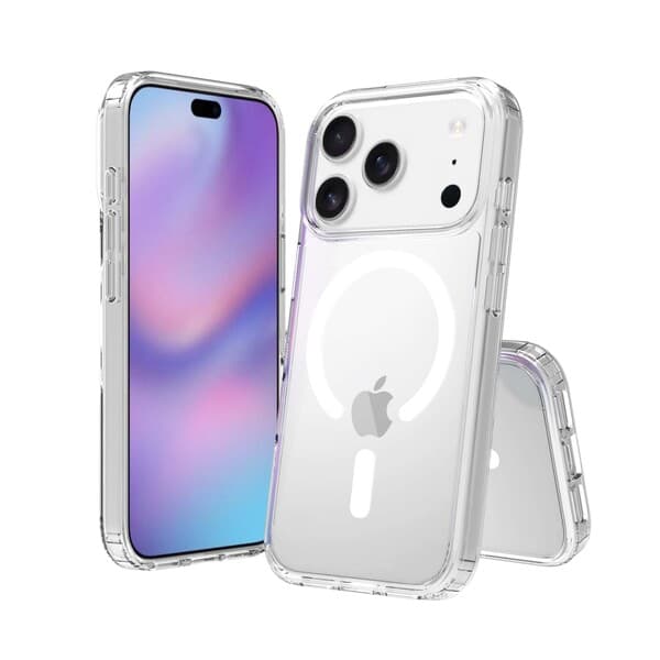 Screenor Bumper. iPhone 17 Pro MagSafe -suojakuori, Läpinäkyvä – SCREENOR