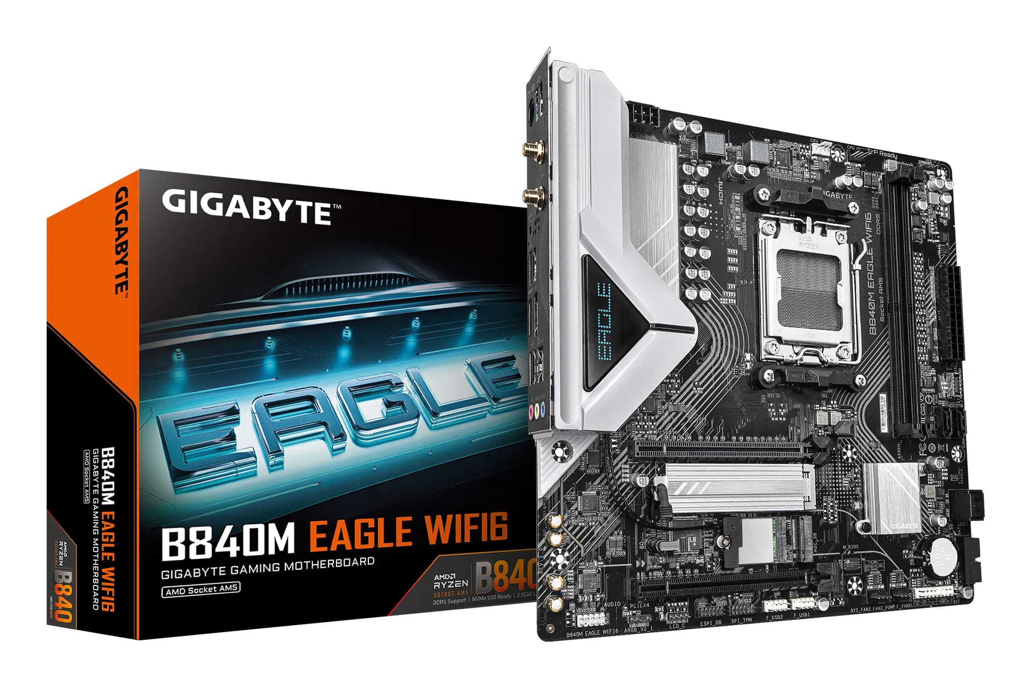 Gigabyte B840M EAGLE WIFI6 AM5 mATX -emolevy