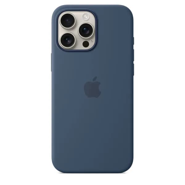 Apple iPhone 16 Pro Max, MagSafe -silikonikuori, Farkun­sininen – Apple