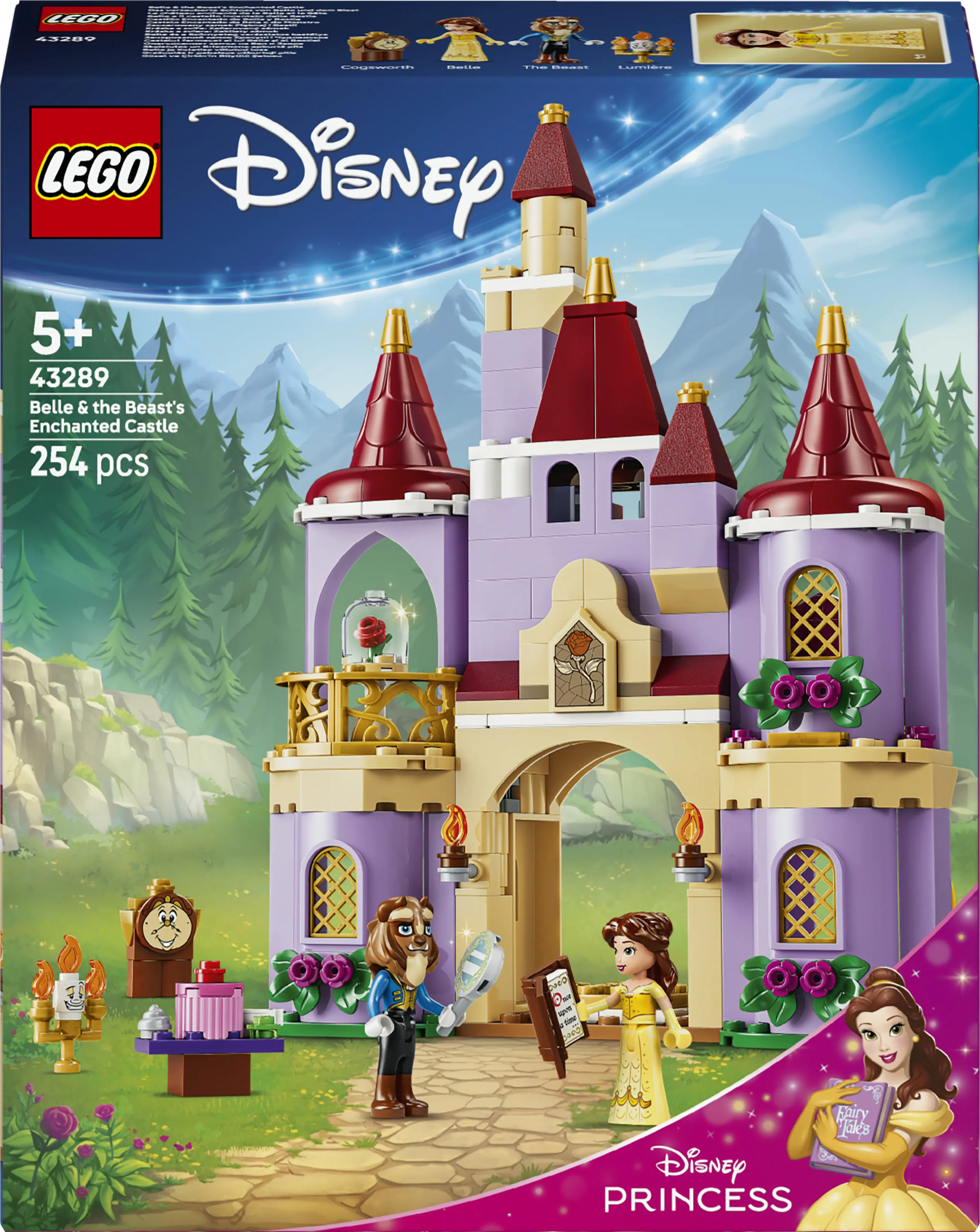 LEGO Disney Princess Kaunottaren ja hirviön lumottu linna 43289
