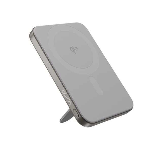 Epico UltraPack Qi2 Slim 5000mAh Alu Mag+ Wireless Power Bank EM51 - titanium