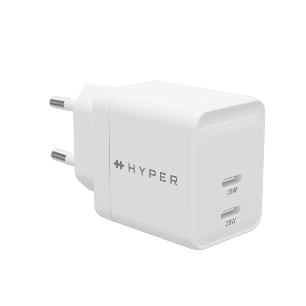 Hyper HyperJuice 35W USB-C GaN -USB-laturi, valkoinen – Hyper