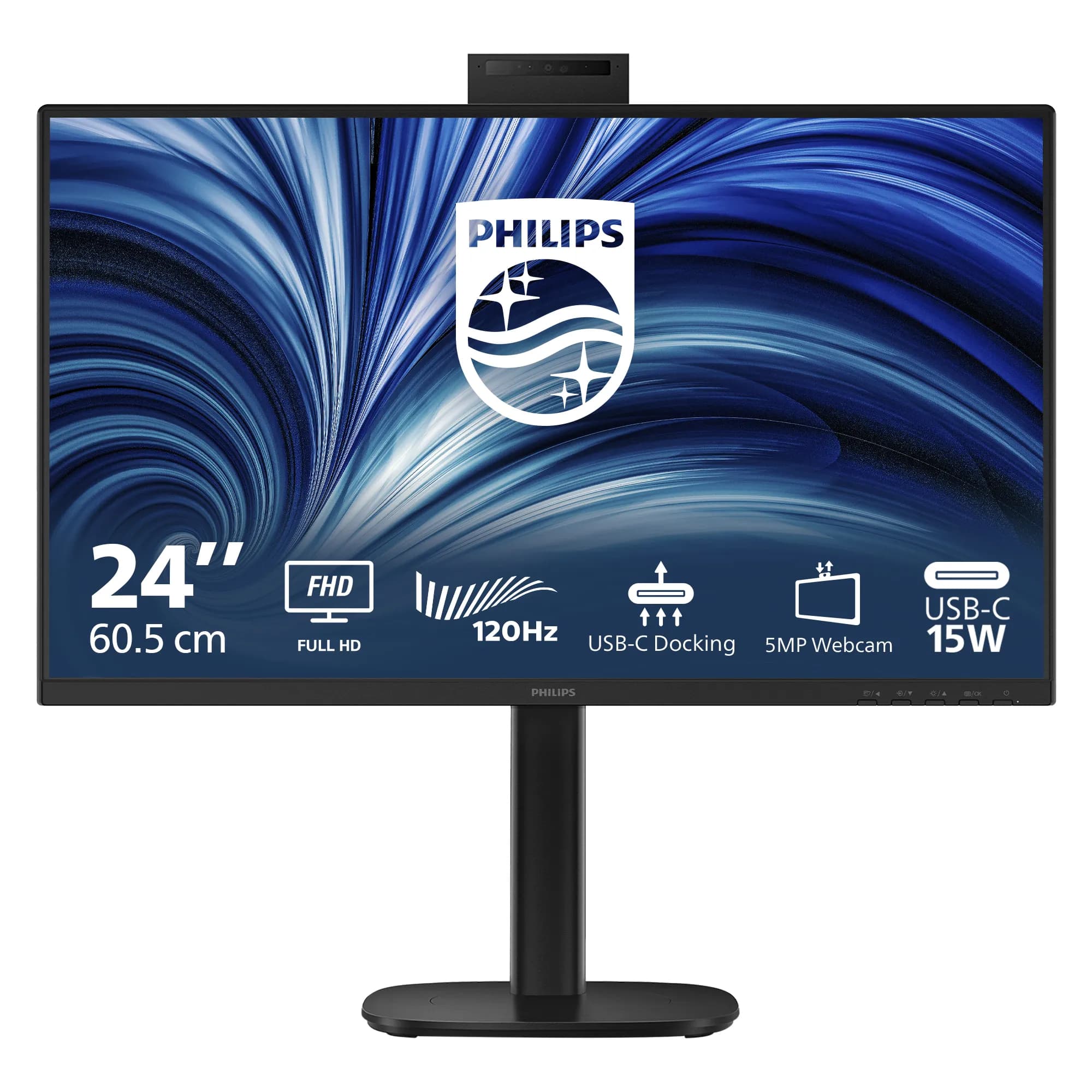 Philips 24B2U3301H/00 23.8" Full HD, IPS 120Hz -näyttö, USB-C hub – Philips
