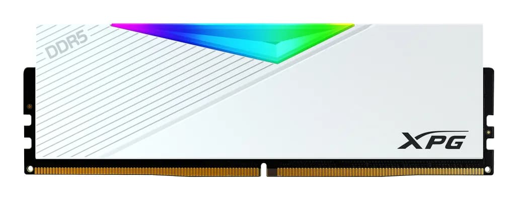 ADATA XPG Lancer RGB 64 Gt (2 x 32 Gt) DDR5 6400 MHz, CL32 -muisti, valkoinen (EXPO)