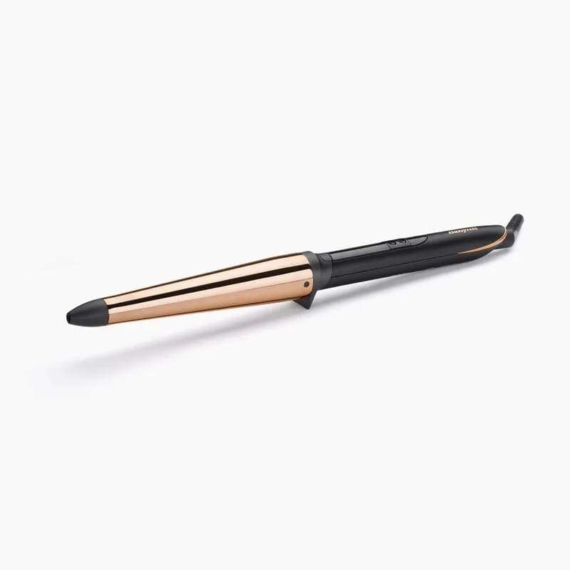 BaByliss Titanium Brilliance Conical - kiharrin, musta ja kulta – Babyliss